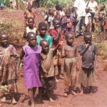 group of african children